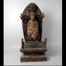 Bodhisattva assis sur un trne